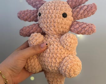 Axolotl - Virkad plysch