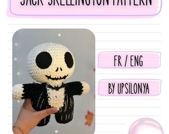 Patrón de crochet de Jack Skellington (FR/ENG)