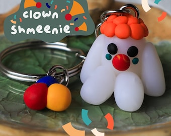 Clown Shmeenie | Polymer Clay Keychain