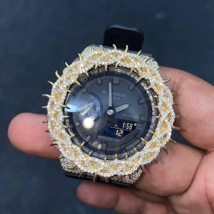 Iced Out Moissanite Watch: Custom 2100 Unisex Hip Hop Bustdown