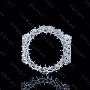 Iced Out Moissanite Bezel for GA2100 Watch | Spiked Diamond Case Mod, VVS1 Stones