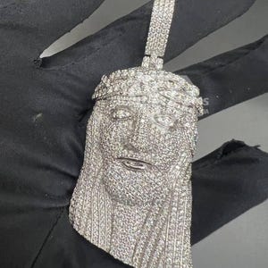 Iced Out Moissanit Diamant Anhänger: Benutzerdefinierte 925 Sterling Silber Hip Hop Schmuck