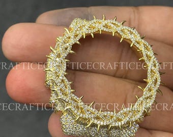 Iced Out GA2100 Watch Bezel | VVS Moissanite Spiked Octagon Case Mod