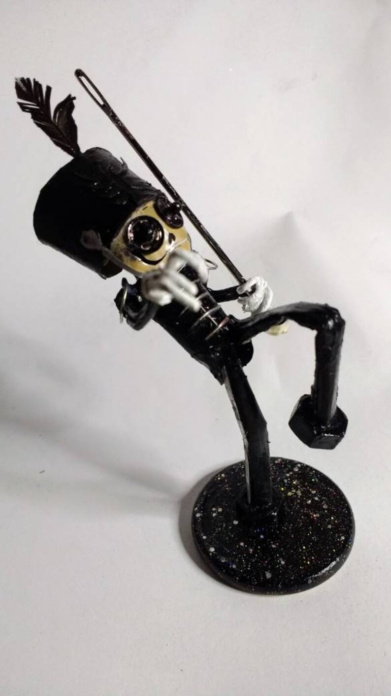 My Chemical Romance Skeleton Robot. Hand made tiny can art ...