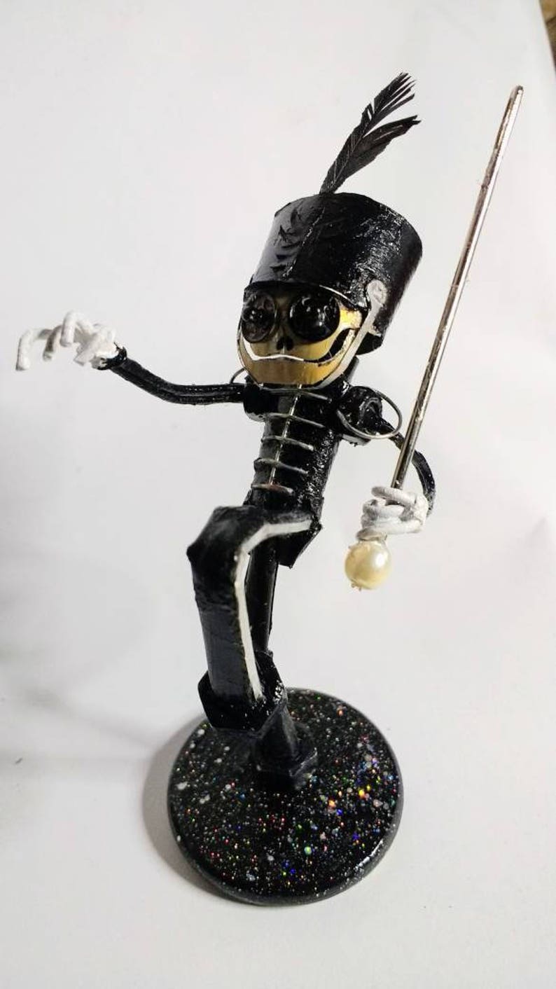 My Chemical Romance Skeleton Robot. Hand made tiny can art ...