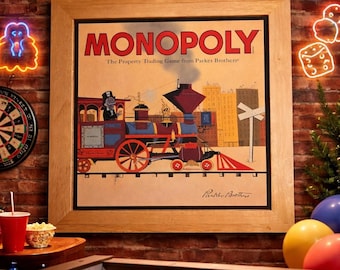 Réplica vintage del Monopoly de 1957 / Edición en caja de madera de 2001