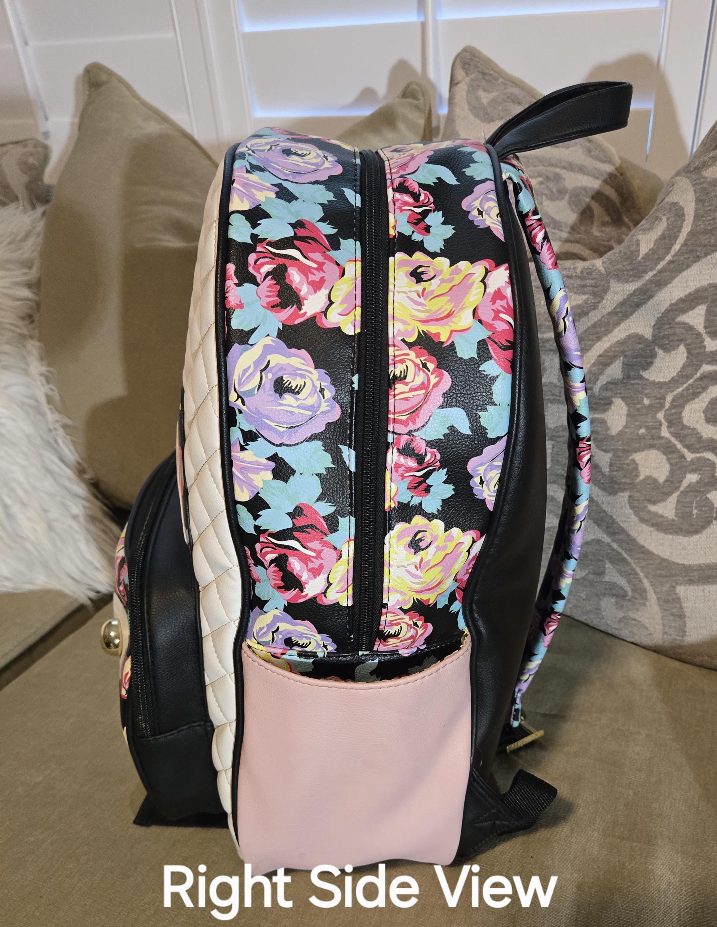 Betsey Johnson??? Frenchie Pattern Design Backpack New Betsey Johnson Frenchie French Bulldog Dogs Backpack Set  main image 3