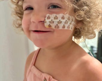 Feeding tube, NG Tube, NJ, PICC, Central lines, Oxygen Cannula • Tube Tape •  Fall Halloween Pumpkins  • Hypafix Medical Tape • 134