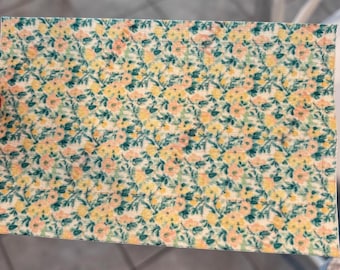 Yellow Pink Wild Roses • Tube Tape •  Feeding tube, NG, NJ, PICC, Central lines, Oxygen Cannula  • Hypafix Medical Tape • 66