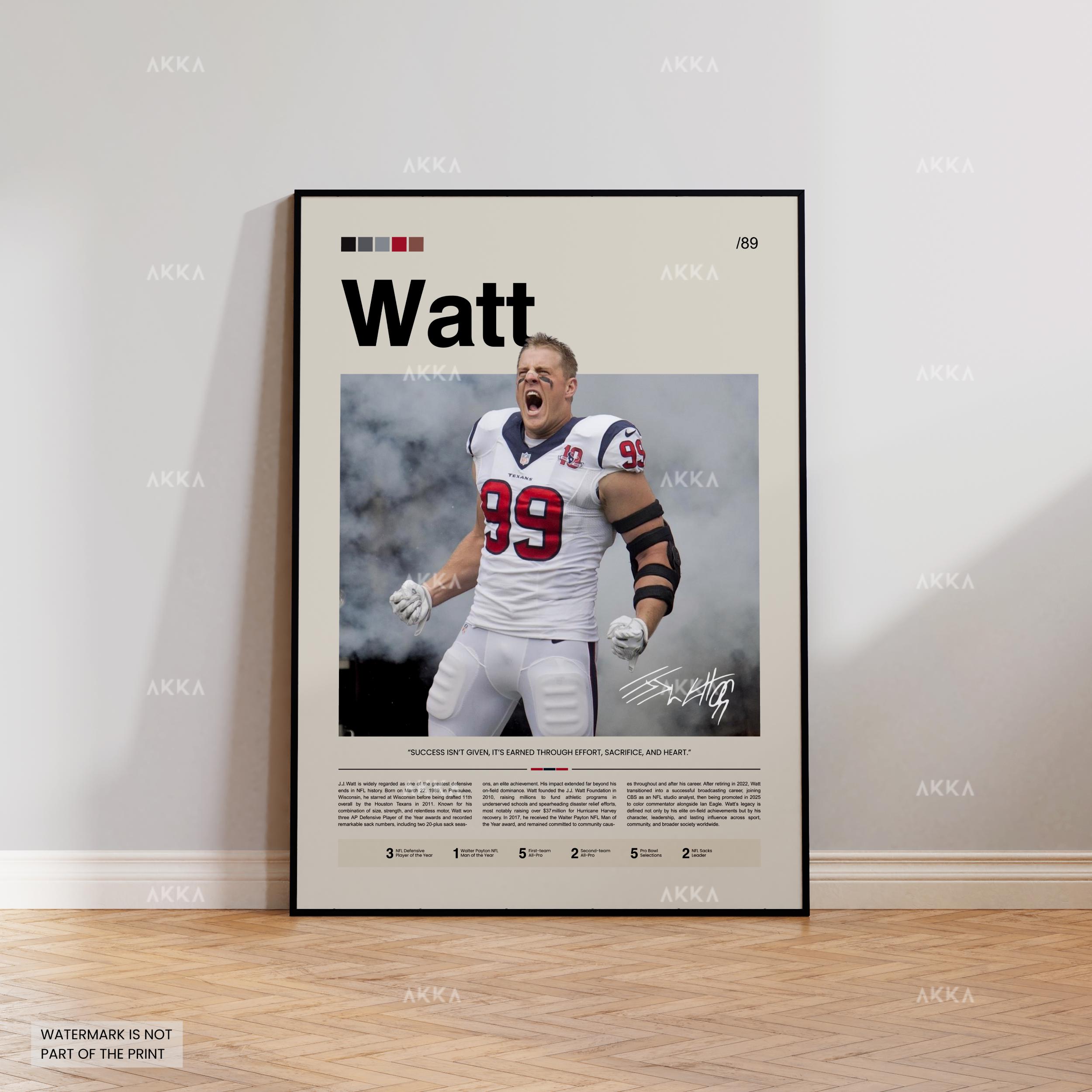 Jj Watt Poster
