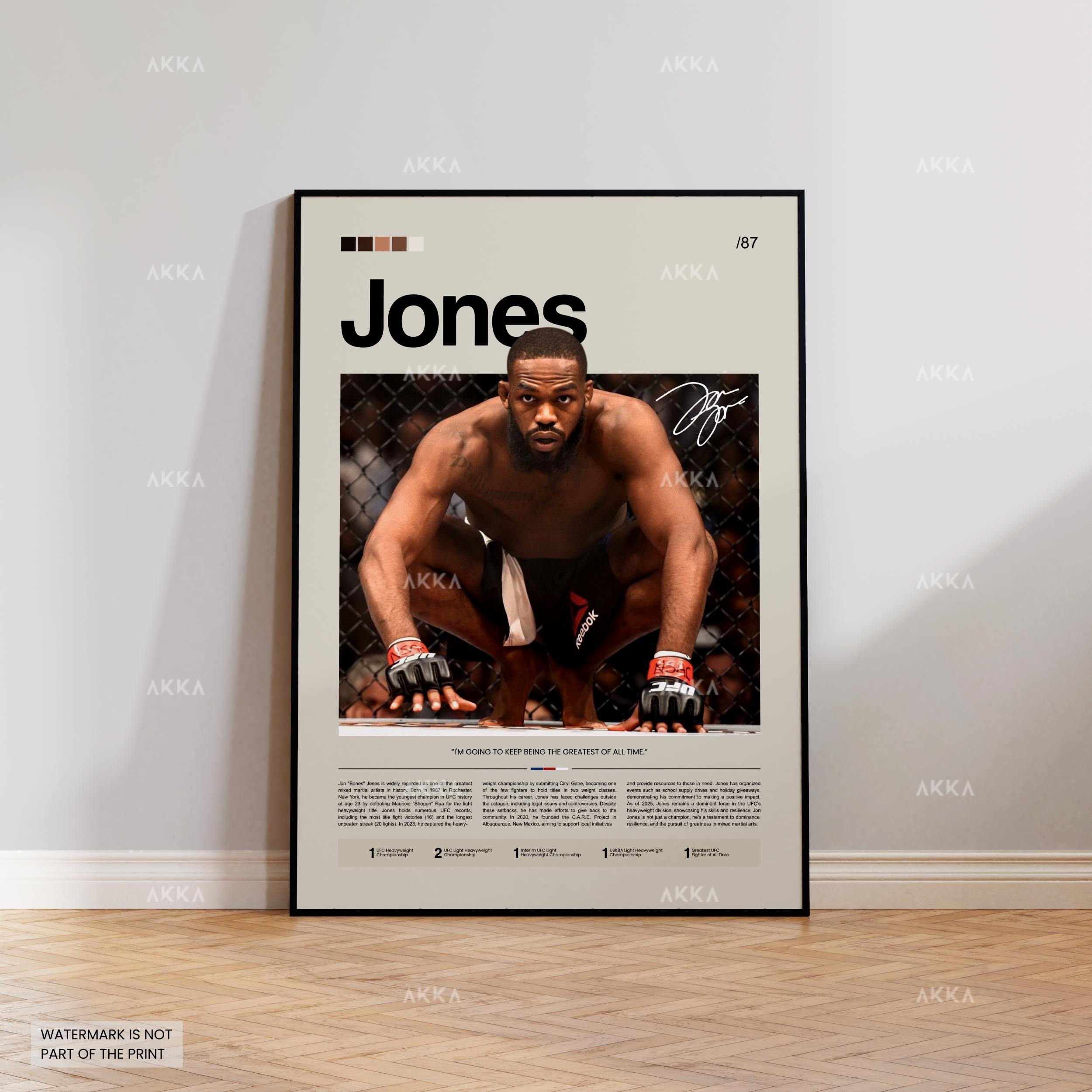 Jon Jones Poster Canada