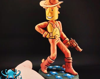 Yellow Figure | Handmade 3D Printed & Hand Painted Collectible | Deltarune Inspired Fan Art | Gamer Gift