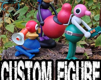 Big Walk 3D Printed Custom Figure | Handmade Game Characters | Cute Walker Figurines | Gamer Gift | Fan Made Collectible