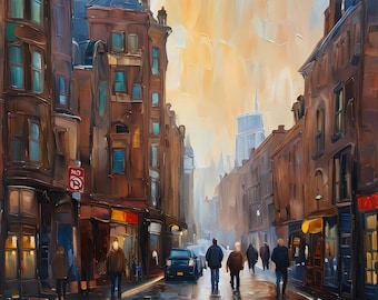 Dublin sous la pluie