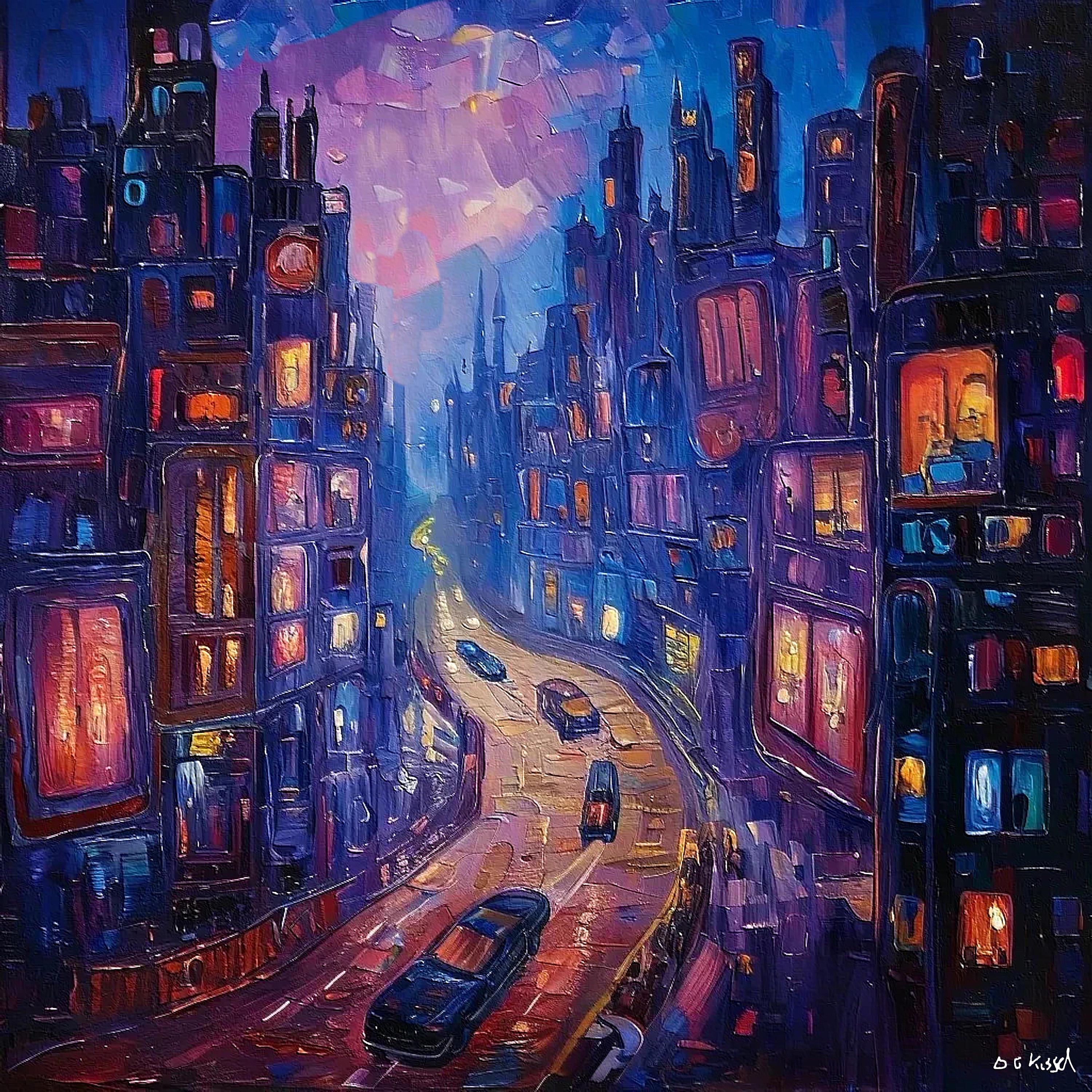 Nyc rain painting - Etsy 日本