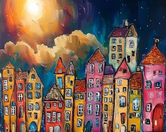 Moonlit Night in Belgium