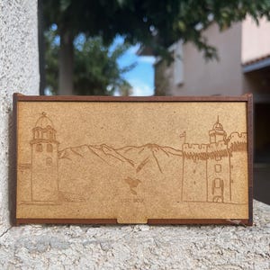 Coffret cadeau personnalisable en bois recyclé