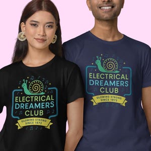 Disney shirt, Disneyland Parade Shirt, Electrical Dreamer Club, unisex, women, youth, family vacation, inspired Disney, Disney family shirt