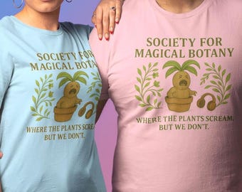 Wizard Herbology shirt, Society for Magical Botany, Unisex, relax fitted women, Youth, graphic tee