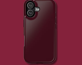 Fundas color burdeos para iPhone, Google Pixel y Samsung Galaxy: un color de moda para fundas de teléfono este otoño.