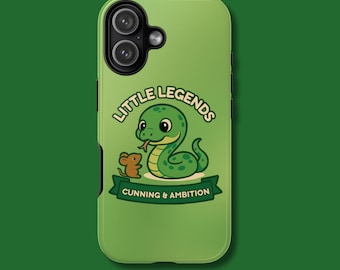 Little Legends Schlange iPhone Hülle, Cunning Ambition Magier Design (Glanz/Matt)