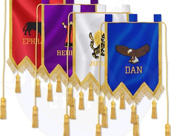 Custom Masonic Lodge Banner: Embroidered Royal Arch Design