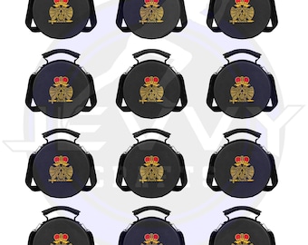 Wholesale Masonic Cap Case Set of 12: Faux Leather 33rd Degree Regalia Storage