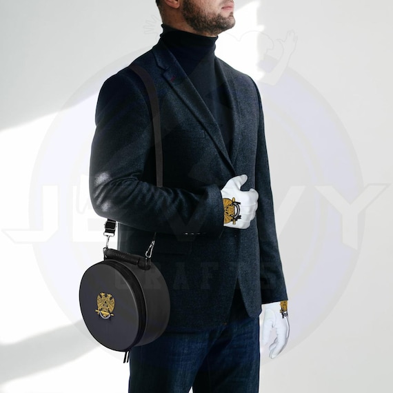 フリーメイソン・スコティッシュ・ライト32階級キャップケース：刺繍