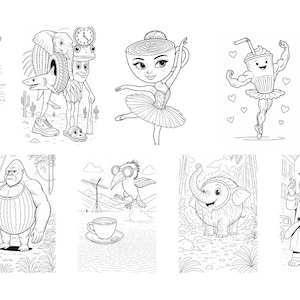 Italian Brainrot Coloring Book