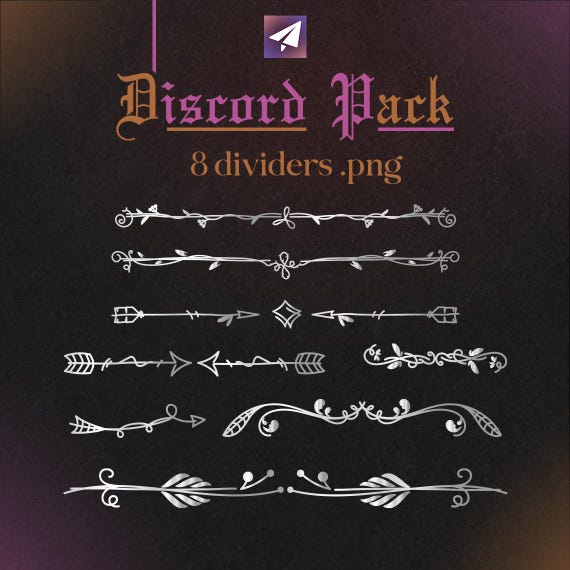 Dark Elegance: Girly Gothic Discord Banners, Dividers & Live Chat Overlays