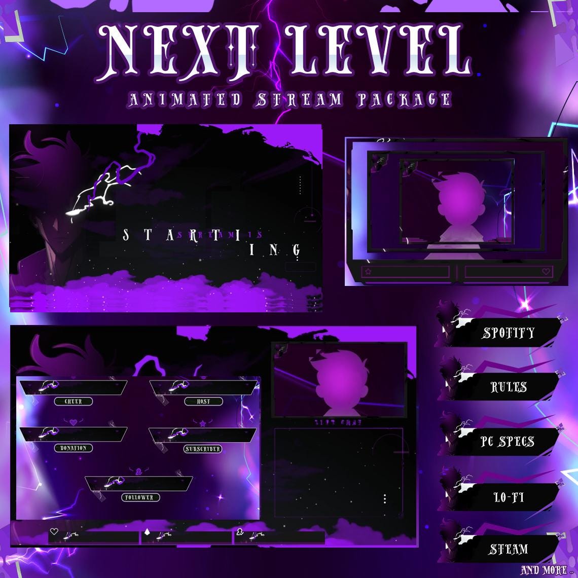 Twitch Soul Eater Stream Soul Eater Twitch Overlay