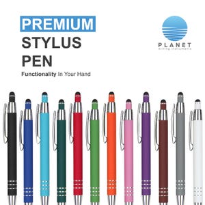 Personalized Metal Pens with Stylus: Custom Engraved Business Gifts