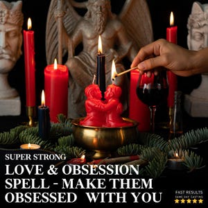 Poderoso Feitiço de Amor e Obsessão | Ritual de Atração Intensa | Faça-os Ficar Obcecados por Você | Feitiço de Amor Vinculativo | Reacenda a Paixão