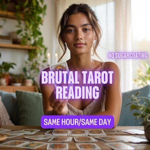 Brute tarotlezing op dezelfde dag | Brute tarotlegging | Brutaal eerlijke paranormale lezing | Tarotkaarten lezen | Geen suikercoating | Dezelfde dag