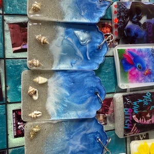 Beach themed keychain
