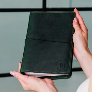 Couverture en cuir pour carnet de voyage A5, Couverture de journal en cuir, Couverture de carnet A5, Couverture de carnet en cuir, Grand journal en cuir, Couverture de carnet a4