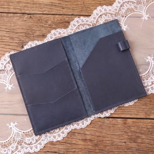 Inserção de couro genuíno para caderno, ideal para viagens, planejamento e agenda. Organizador de cadernos e agendas online. Inserção personalizada para caderno TN.