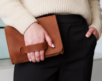 Leather clutch bag,Women's leather clutch,Leather clutch purse,Leather Hand Clutch,Leather Foldover Clutch,Travel clutch,Personalized clutch
