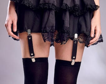 Leather Thigh Garter Wallet: Adjustable Travel Accessory - Etsy