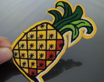 Pineapple Patch Fruit patches Applique embroidered patch  Sewing Patch Iron On Patch Sew On Patch