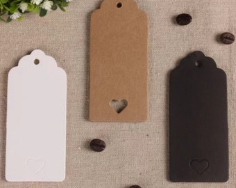 Kraft paper tags | Etsy