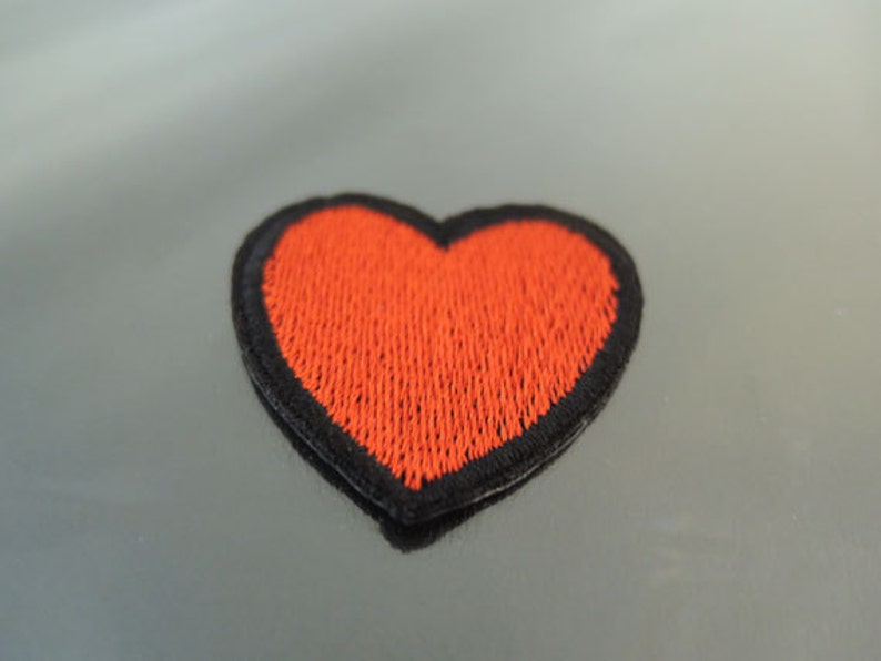 Iron on Patch Heart Patch Red Heart Love Patches Iron on Etsy