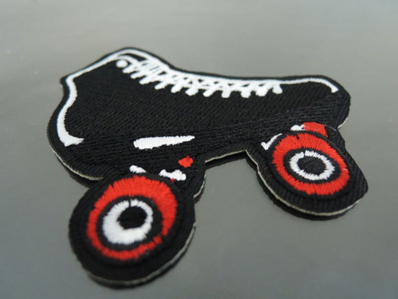 Roller Skates Patches Iron on or Sewing on Patch Roller Etsy