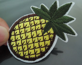 Pineapple Patch Fruit patches Tropical Fruit patch Applique embroidered patch Iron On Patch Sewing Patch