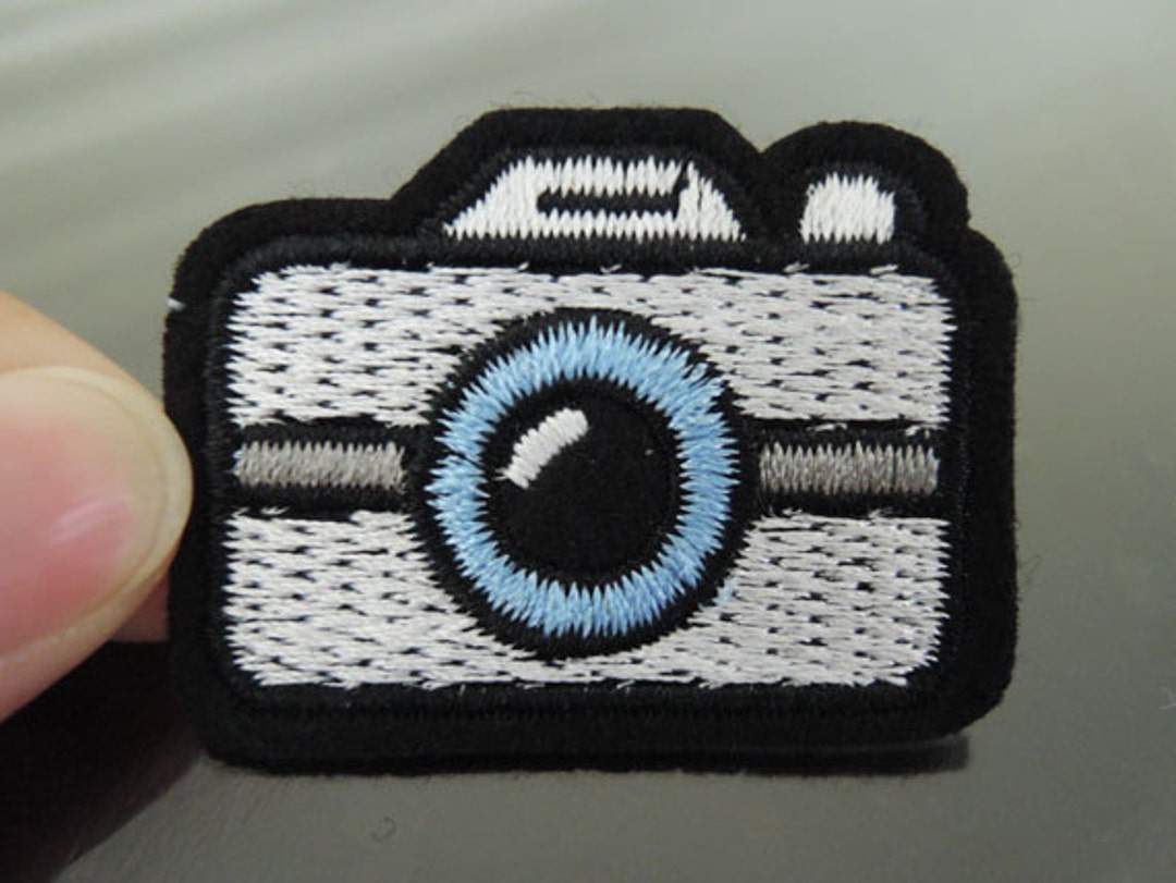 Camera Man Patch Iron on Patch - Camera Patch Iron on Applique Embroidered Patch Sewing ...