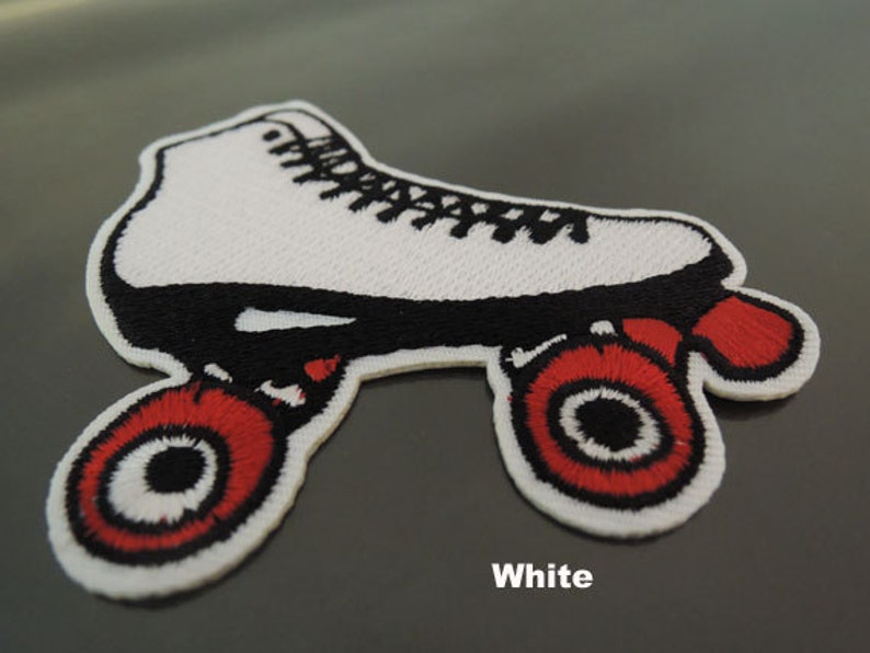 Roller Skates Patches Iron on or Sewing on Patch Roller Etsy