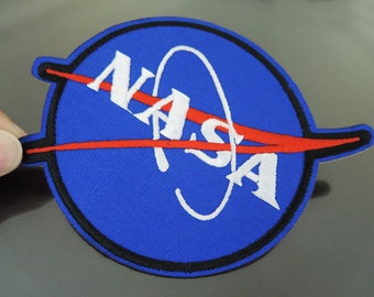 NASA Patches - Iron on Patches or Sewing on Patch NASA Space Patch Space Explorer Large Embroidered Patch Letter Embellishment