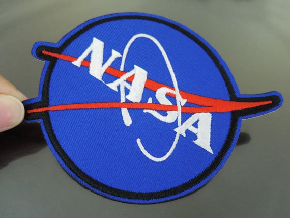 NASA Patches Iron on Patches or Sewing on Patch NASA Space Patch Space  Explorer Large Embroidered Patch Letter Embellishment 