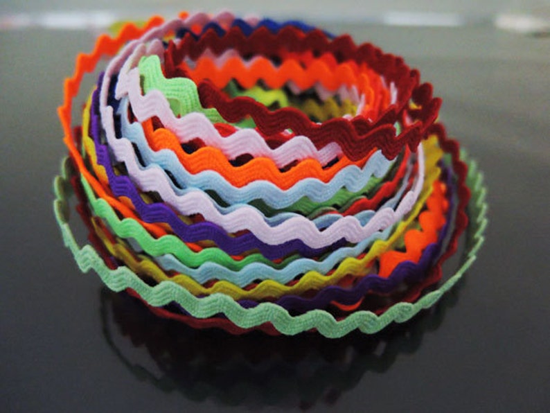 Ric Rac Trim 1/4 Mini Ric Rac Trim Rick Rack Zig Zag Etsy