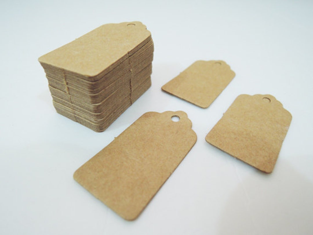 Kraft Tags - 50pcs Small Kraft Tags Rectangle Tag Price Tags Hang Tags ...